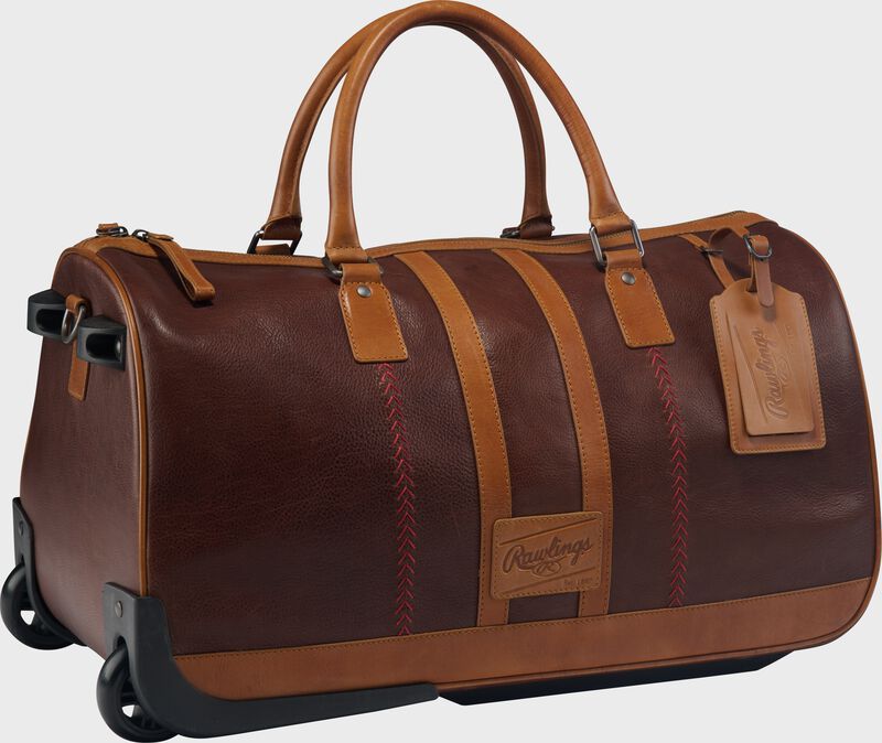 rawlings Rawlings Heritage Wheeled Duffle Bag Brown