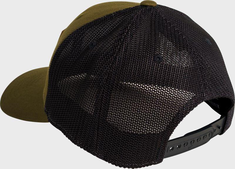 Rawlings Rawlings Leather Patch Snapback Hat Dark Green