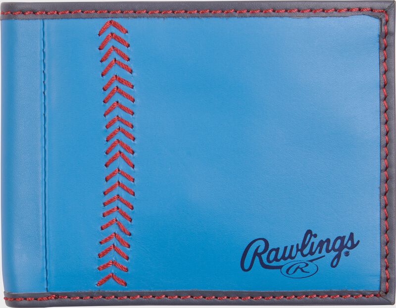 rawlings Rawlings "Pop" Baseball Stitch Bi-Fold Leather Wallet