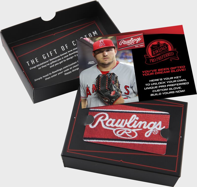 rawlings Rawlings Pro Preferred Custom Glove Gift Card rawlings Rawlings Pro Preferred Custom Glove Gift Card
