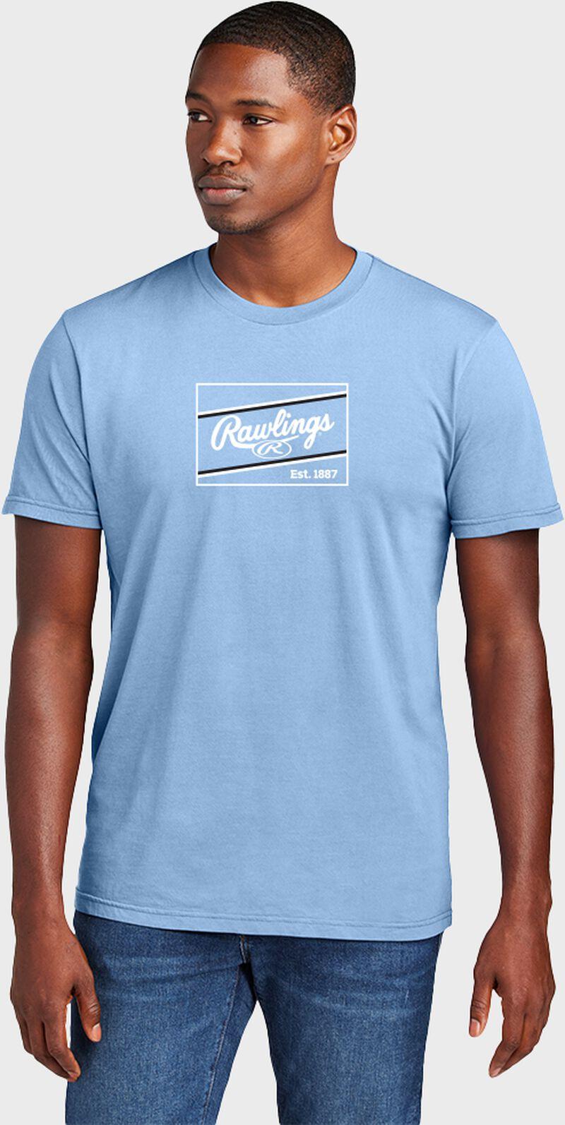 Rawlings Rawlings Light Blue Patch T-Shirt