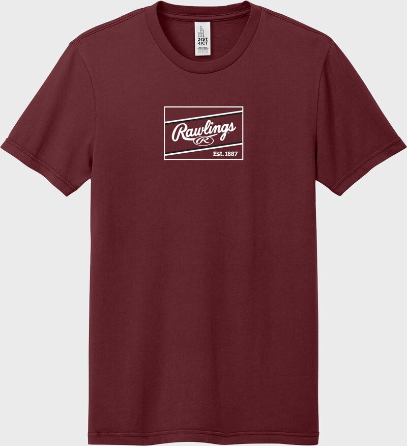rawlings Rawlings Maroon Patch T-Shirt