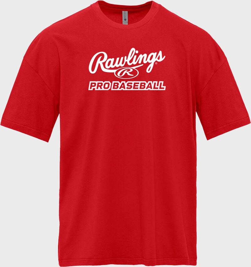 rawlings Rawlings Red Pro Baseball T-Shirt
