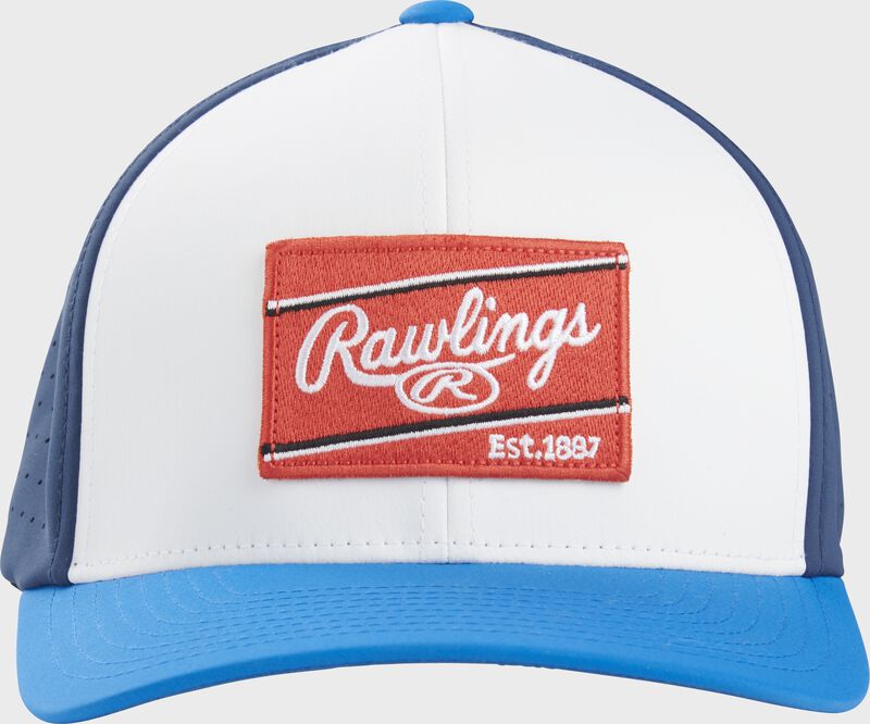 Rawlings Rawlings Red/White/Blue FlexFit Laser Cut Vented Hat