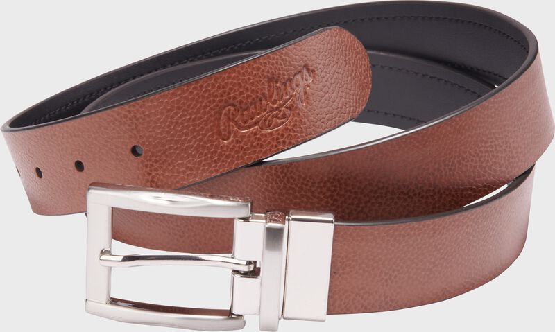 Rawlings Reversible Tan Black Leather Belt