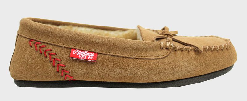 Rawlings Women's Baseball Stitch Moccasin Slides