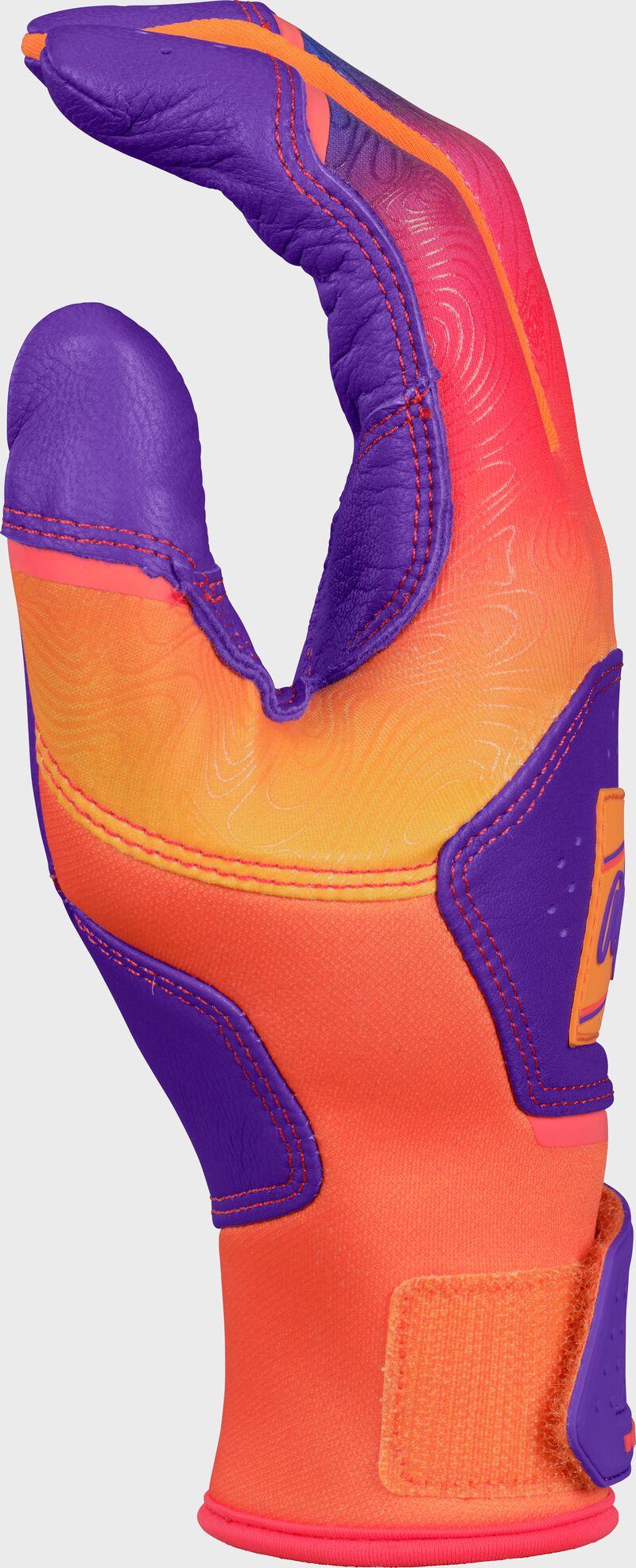 Rawlings Rawlings Workhorse Purple/Orange Adult Fun Burst Batting Gloves