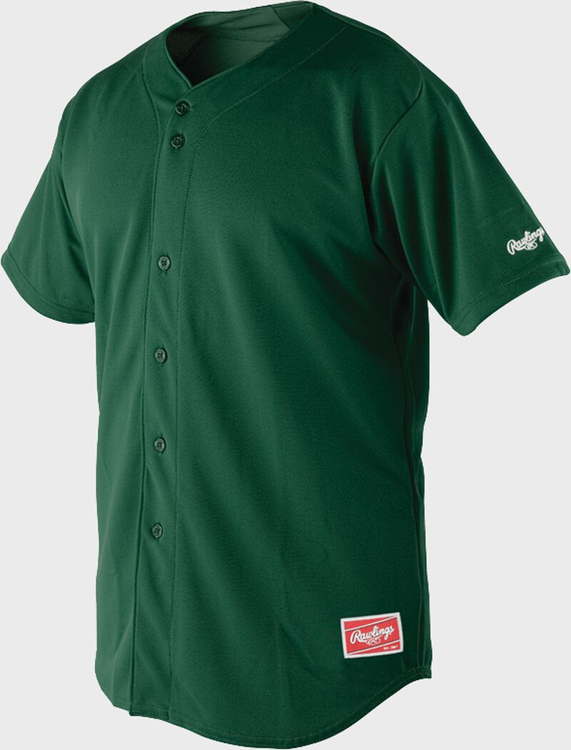 rawlings Short Sleeve Full Button Front Jersey Adult & Youth