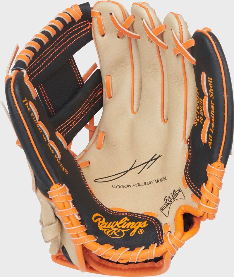 Rawlings Sure Catch 10-Inch Jackson Holliday Signature Youth Glove Right Hand Throw