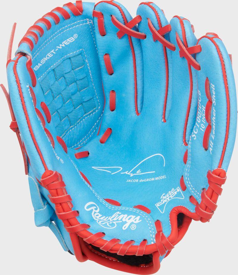 Rawlings Sure Catch 10-Inch Jacob DeGrom Signature Youth Glove Right Hand Throw