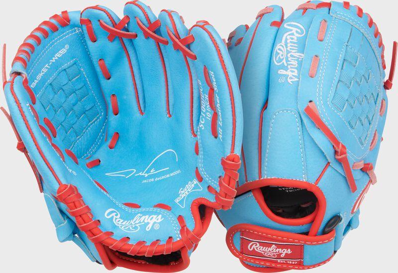 rawlings Sure Catch 10-Inch Jacob deGrom Signature Youth Glove Right Hand Throw