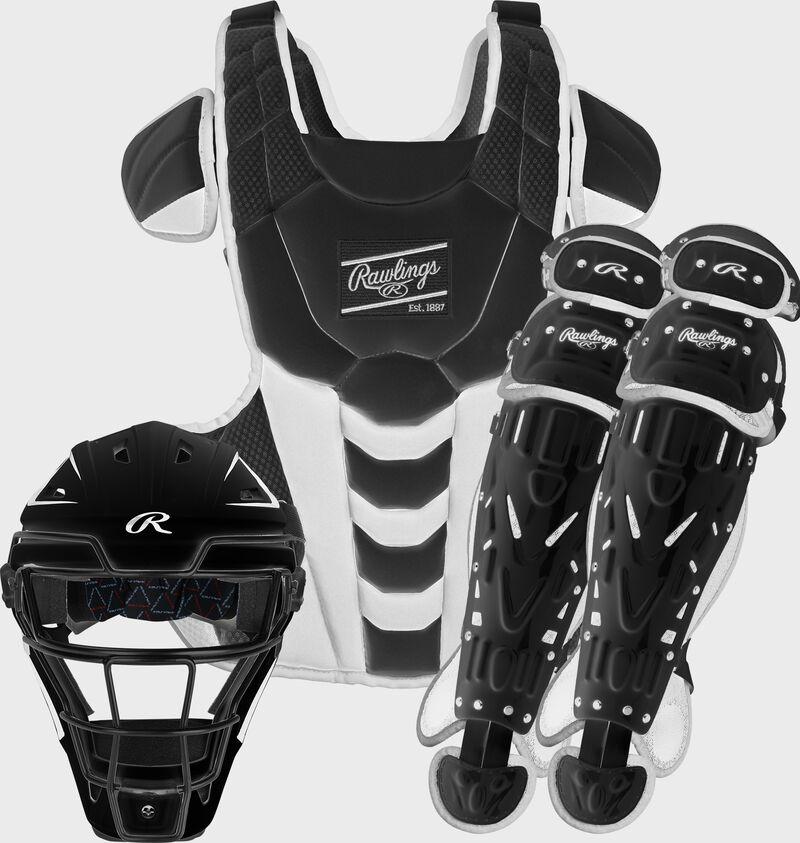 Rawlings Velo Fastpitch Catcher's Gear Set Small Medium Large