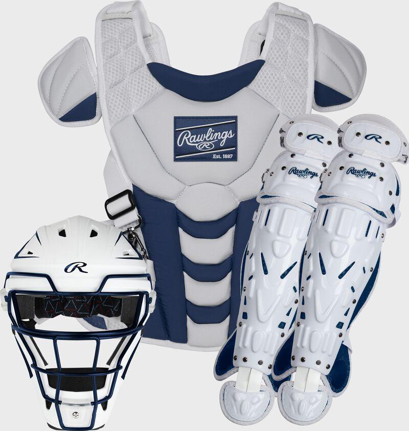 Rawlings Velo Fastpitch Catcher's Gear Set Small Medium Large