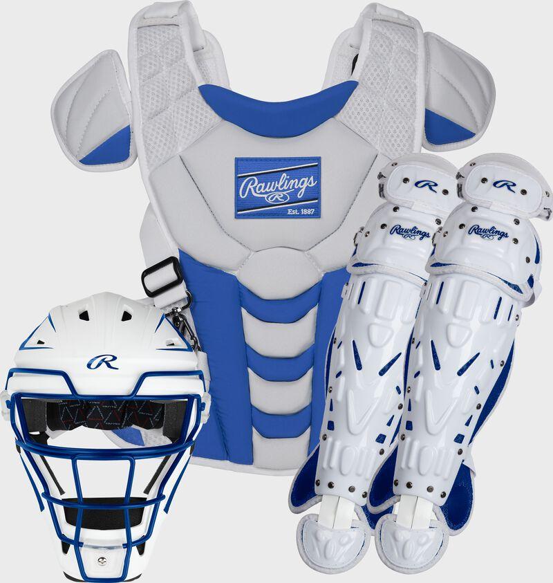 Rawlings Velo Fastpitch Catcher's Gear Set Small Medium Large