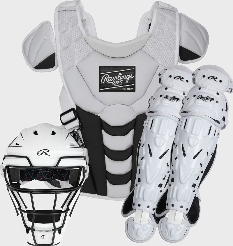rawlings Velo Fastpitch Catcher's Gear Set Small Medium Large
