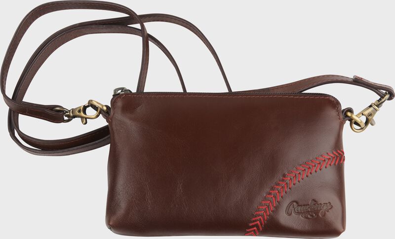 rawlings Women's Baseball Stitch Stadium Wristlet | Brown