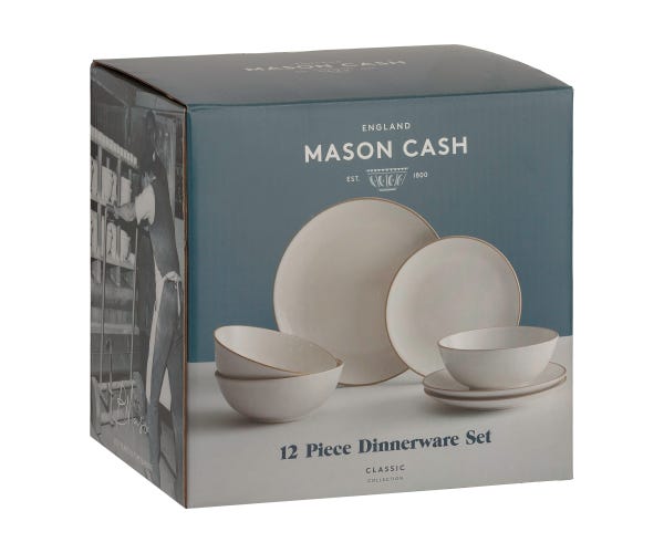rayware Classic Collection Cream 12 Piece Dinner Set