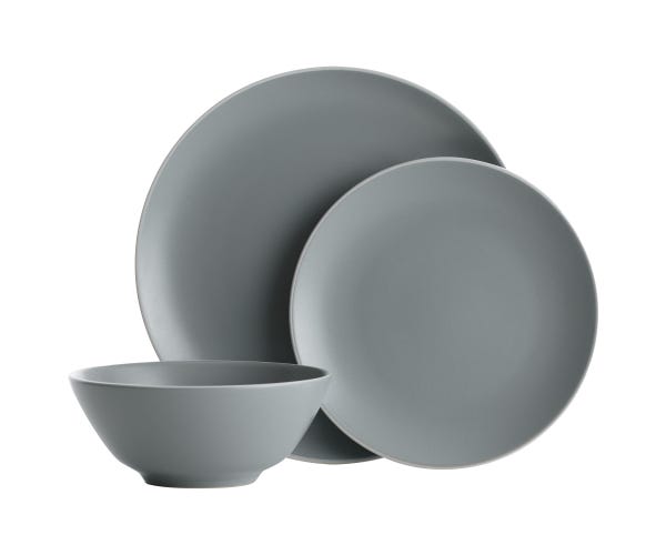 Rayware Classic Collection Grey 12 Piece Dinner Set