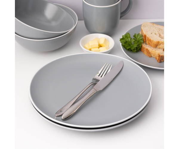 Rayware Classic Collection Grey 12 Piece Dinner Set