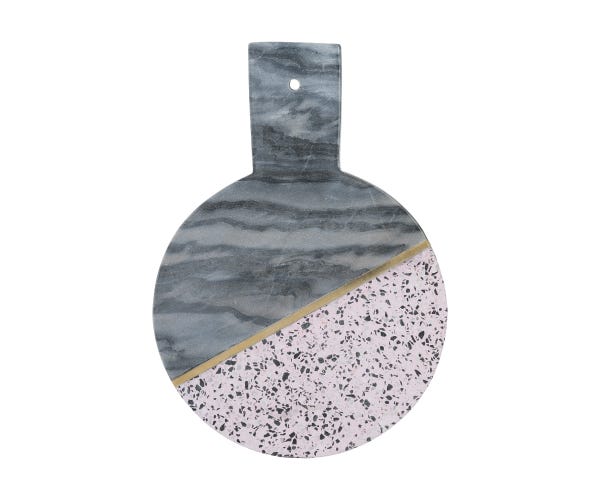 Rayware Elements Terrazzo/Marble Round Handled Board