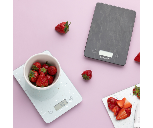 Rayware Elements Whte Quartz Effect Digital Scales Gb