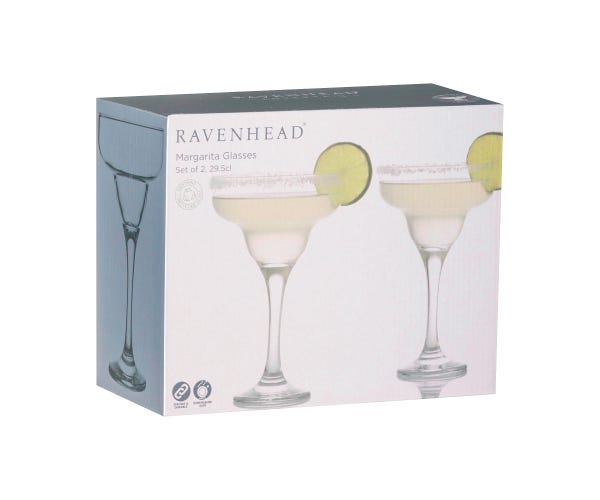 rayware Entertain Set Of 2 Margarita Glasses 29.5cl