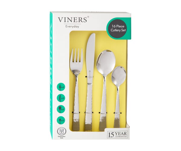 rayware Everyday Glisten 18/0 16 Pce Cutlery Set Gbox