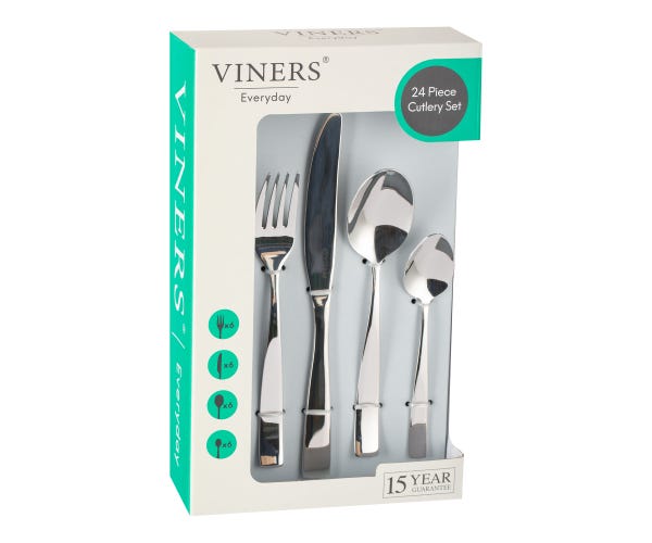 Rayware Everyday Purity 18/0 24pc Cutlery Set Giftbox