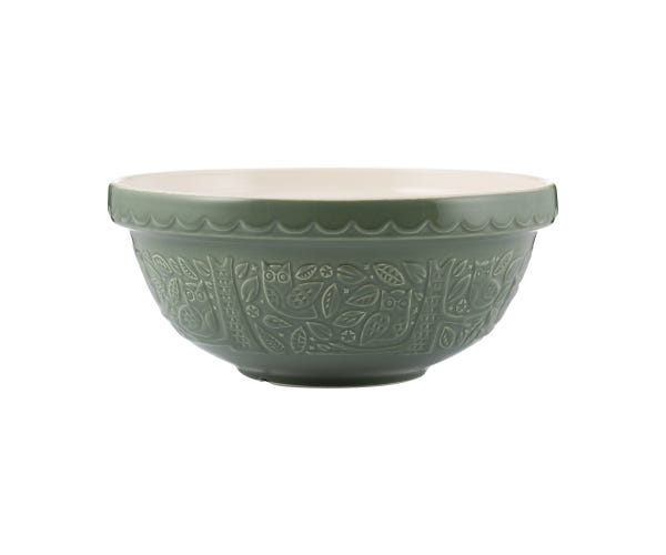 Rayware In The Forest S18 Green Owl Mixing Bowl 26cm