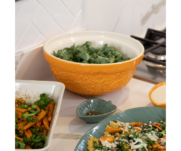 Rayware In The Forest S24 Ochre Bear Mixing Bowl 24cm