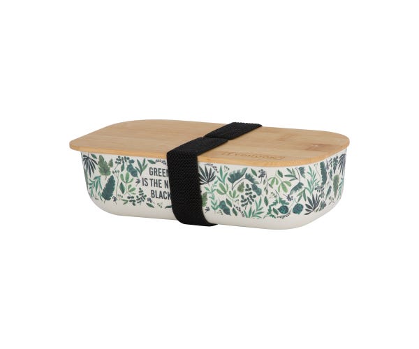 Rayware Pure Green New Black Bamboo Fibre Lunch Box