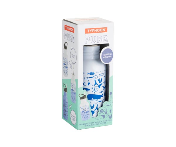 Rayware Pure Kids Colour Change Sealife Bottle 550ml