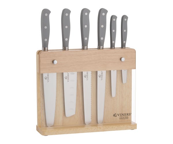 rayware Assure Elite 7pce Knife Block Set Giftbox