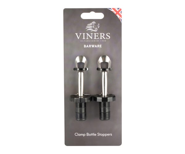 Rayware Barware 2pce Clamp Bottle Stopper Gift Set