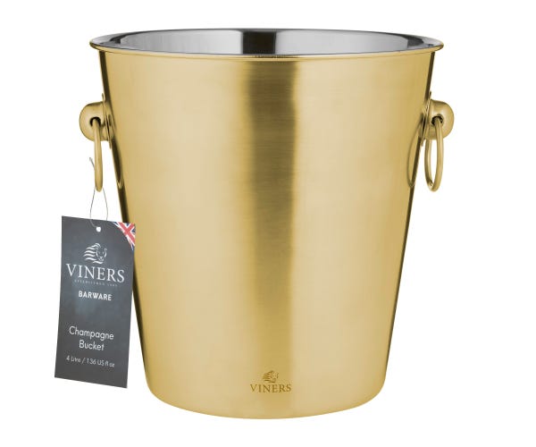 Rayware Barware 4l Gold Champagne Bucket