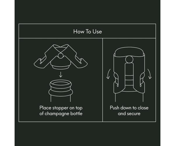 rayware Barware Champagne Bottle Stopper