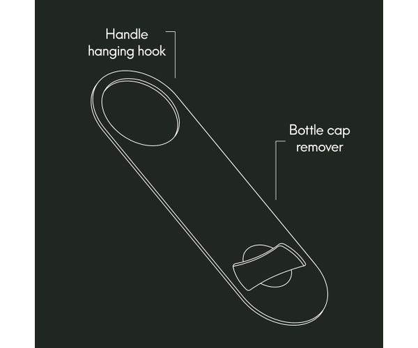 rayware Barware Flat Bottle Opener