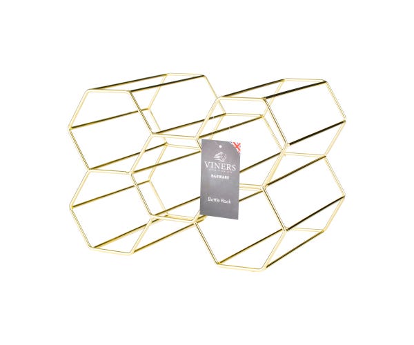 Rayware Barware Gold Bottle Rack