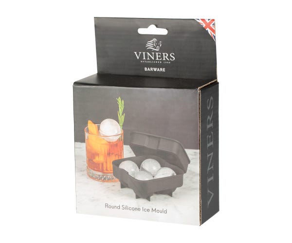 Rayware Barware Round Silicone Ice Mould Giftbox