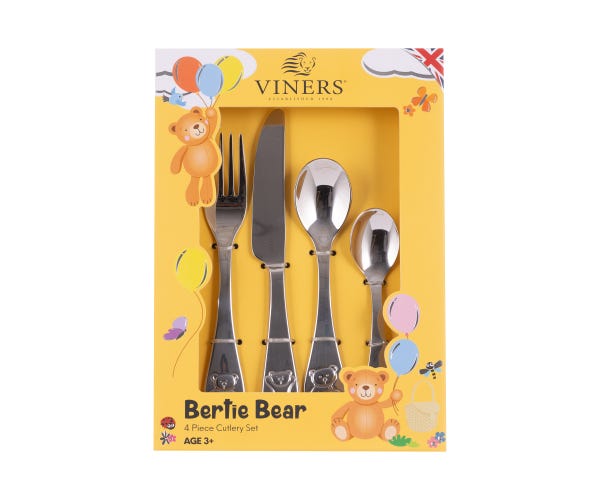 Rayware Bertie 4pc Kids Cutlery Set Of 6 In Cdu