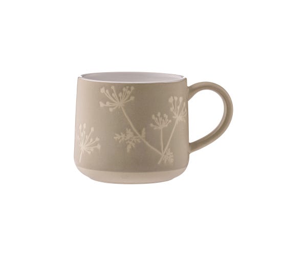rayware Botanical Gypsophila Stone Mug