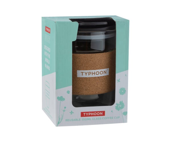 Rayware Botanics 12oz Glass Coffee Mug