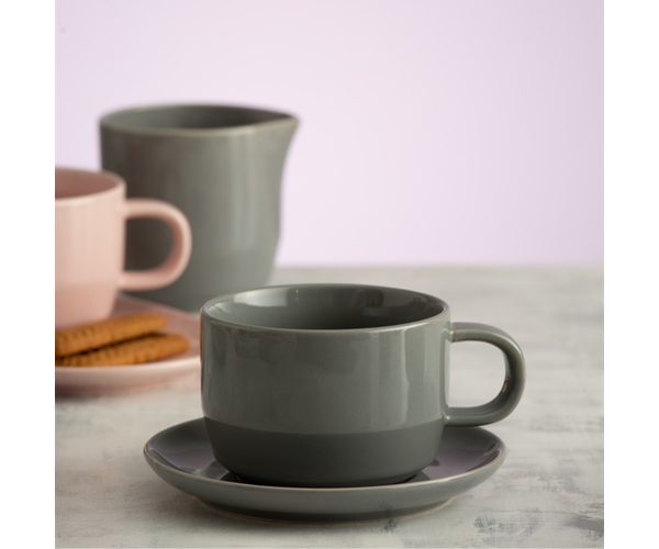 Rayware Cafe Concept Dark Grey Saucer
