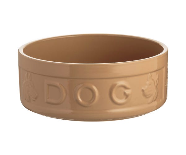 rayware Cane Lettered Dog Bowl 25cm