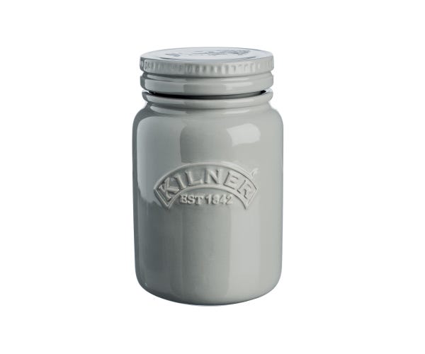 rayware Ceramic Push Top Storage Jar Morning Mist