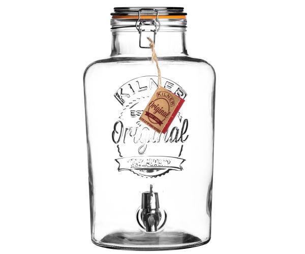 Rayware Clip Top Round Drinks Dispenser 8 Litre