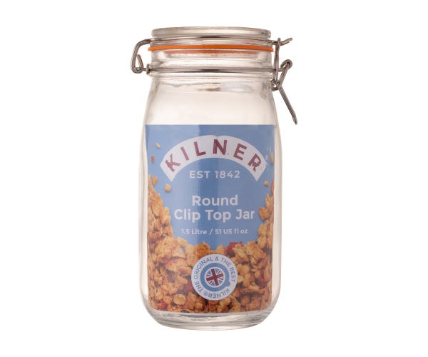 Rayware Clip Top Round Jar 1.5 Litre