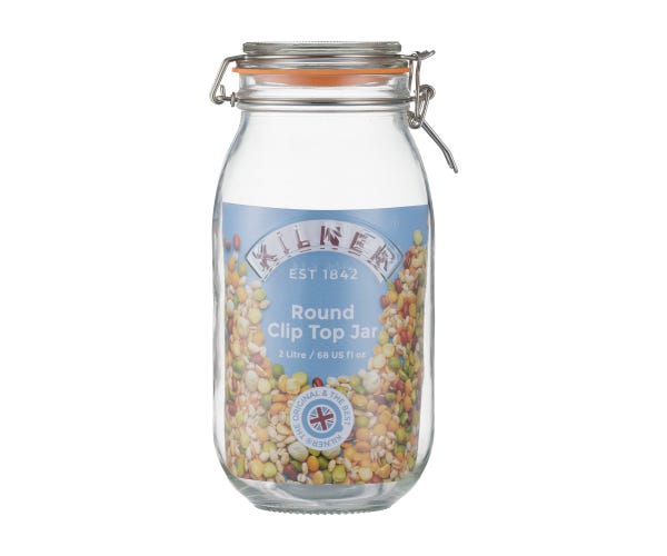 Rayware Clip Top Round Jar 2 Litre