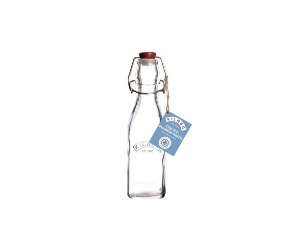 Rayware Clip Top Square Bottle 0.25 Litre