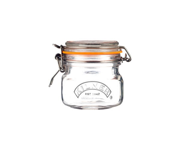 rayware Clip Top Square Jar 0.25 Litre